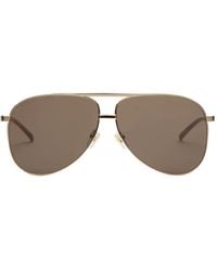 Gucci - Occhiali Da Sole Con Montatura Stile Pilota - Lyst