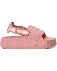 adidas - Adilette Textured-Sole Slingback Sandals - Lyst