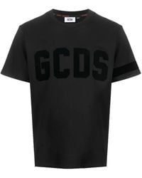 Gcds - Cotton T-shirt With Logo Print - Lyst