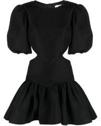 MSGM - Flared Midi-Jurk - Lyst