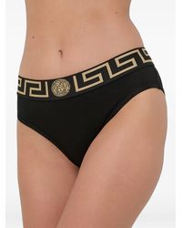 Versace - Jacquard Cotton-Jersey Briefs - Lyst