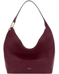 Furla - Medium Lara Leather Shoulder Bag - Lyst