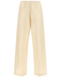 The Row - Beta Zijden Shantung Broek - Lyst