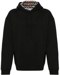 Missoni - Logo-embroidered Cotton Hoodie - Lyst