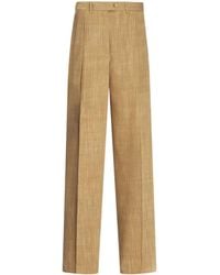 Etro - Slub-Effect Tailored Trousers - Lyst