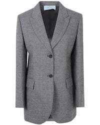 Prada - Einreihige Jacke - Lyst