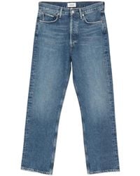 Agolde - Whiskering-Effect Jeans - Lyst