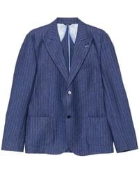 Daniele Alessandrini - Pinstripe-Pattern Notched-Lapel Jacket - Lyst
