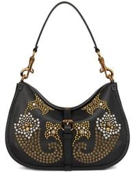 Etro - Medium Pony Studded Leather Shoulder Bag - Lyst