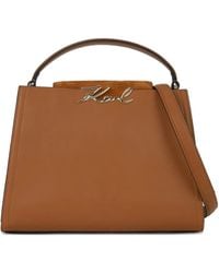 KARL LAGERFELD - K/Signature Tote Bag - Lyst