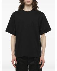 Sacai - Suiting Panelled Jersey T-Shirt - Lyst