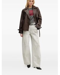 Miss Sixty - Logo-Patch Frayed Denim Jeans - Lyst