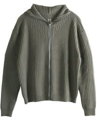 Rick Owens - Sudadera con cremallera y capucha - Lyst