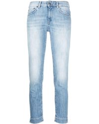 Dondup - Schmale Cropped-Jeans - Lyst