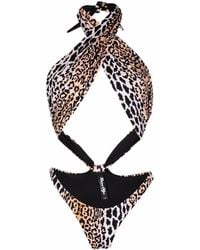 Reina Olga - Leopard-print Swimsuit - Lyst