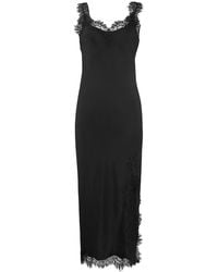 Gold Hawk - Slip Dress Miley Con Dobladillo De Encaje - Lyst