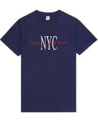 Sporty & Rich - Ny Minute T-Shirt - Lyst