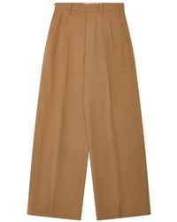 Junya Watanabe - Pleated Wide-Leg Trousers - Lyst