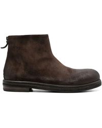 Marsèll - Zucca Zeppa Suede Ankle Boots - Lyst