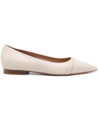 Malone Souliers - Jhene Leather Ballerina Shoes - Lyst
