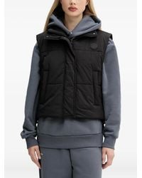 HUGO - Gesteppte Weste mit Logo-Detail - Lyst