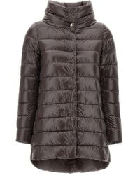 Herno - Amelia Funnel-neck Padded Coat - Lyst