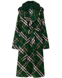 Burberry - Kensington Trench Coat mit Scheckmuster - Lyst