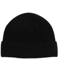 Sandro - Cashmere Turn-Up Knitted Beanie - Lyst