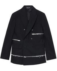 Comme des Garçons - Zip-Detail Blazer - Lyst