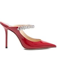 Jimmy Choo - Bing Crystal-Embellishment Mules - Lyst