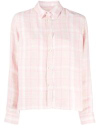 Woolrich - Geruite Blouse - Lyst
