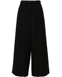Sacai - Pantalones palazzo a rayas diplomáticas - Lyst