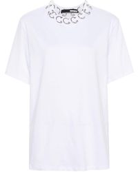 ROTATE BIRGER CHRISTENSEN - Camiseta con detalle de metal - Lyst