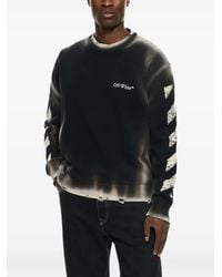 Off-White c/o Virgil Abloh - Diag Corrosion Sweater - Lyst