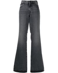 Off-White c/o Virgil Abloh - High-waist Wide-leg Jeans - Lyst
