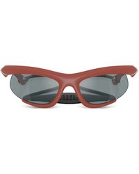 Burberry - Sonnenbrille Im Biker-Look - Lyst