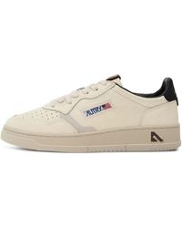 Autry - Medalist Perforated Leather Sneakers - Lyst