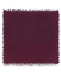 Bompard - Mini Twill-Schal Mit Fransen - Lyst