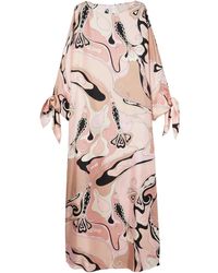 Emilio Pucci - Jurk Met Orchidee-Print - Lyst