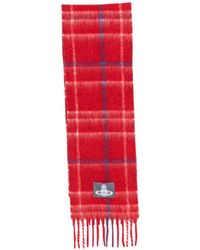 Vivienne Westwood - Orb-Patch Check Scarf - Lyst