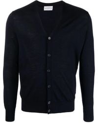 Ballantyne - V-Neck Wool Cardigan - Lyst