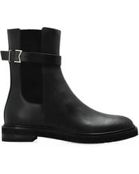 Max Mara - Bottines Chelsea Apio En Cuir À Bride À Boucle - Lyst