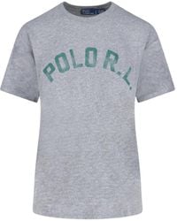 Polo Ralph Lauren - T-Shirt Mit Logo-Print - Lyst