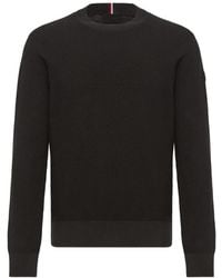 Moncler - Crew-Neck Cotton Sweater - Lyst