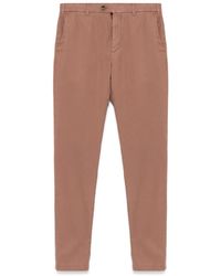 Canali - Twill Chinos - Lyst