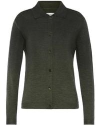 Maison Margiela - Gradient-Effect Spread-Collar Cardigan - Lyst