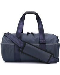 DIESEL Reisetasche mit Logo-Print - Blau