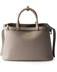 Prada - Borsa Tote Buckle Media - Lyst