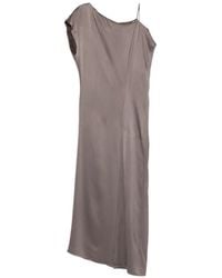 Alysi - Asymmetric Midi Dress - Lyst