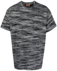 Missoni - Gestreiftes T-Shirt - Lyst